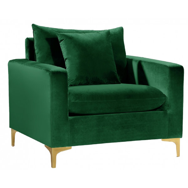 Mercer41 Cromedia Upholstered Armchair Wayfair Canada